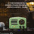 猫王音箱旅行者2号MW-R 智能语音收音机复古蓝牙音箱便携小音响户外迷你低音炮 月岩白第6张高清大图